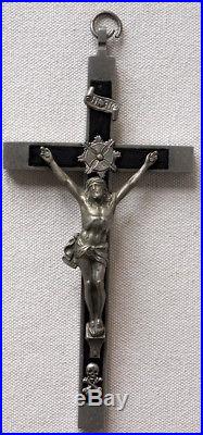 Vintage German WW2 Antique Chaplains Battle Field Cross/Crucifix Military Rare