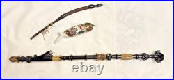 Vintage German early 1900's Antique Tobacco long Smoking Pipe
