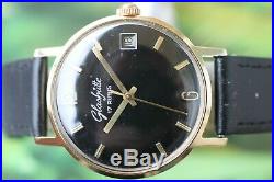 Vintage Gold-plated German Mech. Glashutte 17 Jewels Original With Date