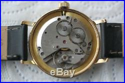 Vintage Gold-plated German Mech. Glashutte 17 Jewels Original With Date