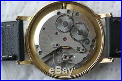 Vintage Gold-plated German Mech. Glashutte 17 Jewels With Date