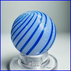 Vintage Marbles Collection Antique German Clambroth Blue Cased Band. 68 Original