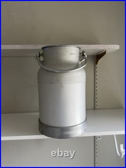 Vintage Milk Churn Jug Antique German Ritter Aluminum 10 Liters