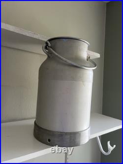 Vintage Milk Churn Jug Antique German Ritter Aluminum 10 Liters