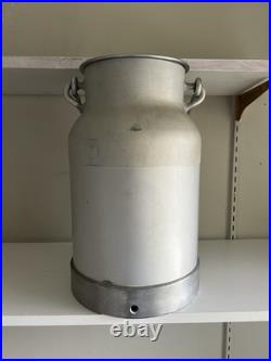 Vintage Milk Churn Jug Antique German Ritter Aluminum 10 Liters