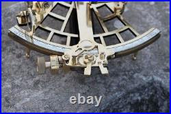 Vintage Nautical Antique Sextant German Marine 100 Working Solid Brass Gift