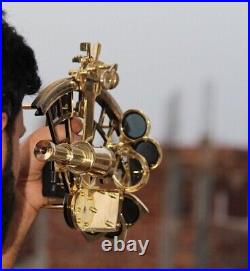 Vintage Nautical Antique Sextant German Marine 100 Working Solid Brass Gift Vintage Nautical Antique Sextant German Marine 100 Working Solid Brass Gift