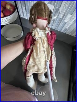 Vintage Old German Dolls Eyes Are In Head