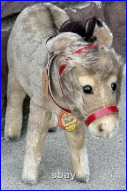 Vintage Original 12 Large Steiff Donkey Original German Steiff Donkey All IDs