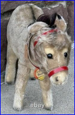Vintage Original 12 Large Steiff Donkey Original German Steiff Donkey All IDs
