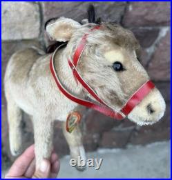 Vintage Original 12 Large Steiff Donkey Original German Steiff Donkey All IDs