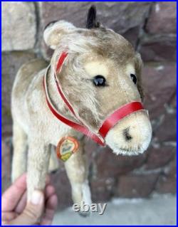 Vintage Original 12 Large Steiff Donkey Original German Steiff Donkey All IDs