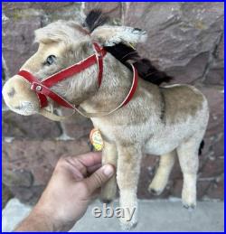 Vintage Original 12 Large Steiff Donkey Original German Steiff Donkey All IDs