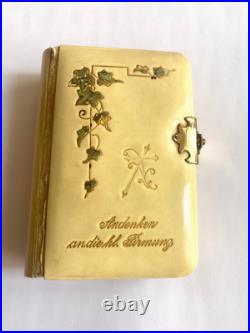 Vintage Rare Antique Beautiful German Travel Prayer Book Gilded Pages Vintage Rare Antique Beautiful German Travel Prayer Book Gilded Pages