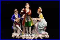 Vintage Sitzendorf Porcelain German Figurine Musical Trio