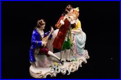 Vintage Sitzendorf Porcelain German Figurine Musical Trio