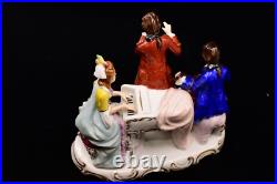 Vintage Sitzendorf Porcelain German Figurine Musical Trio