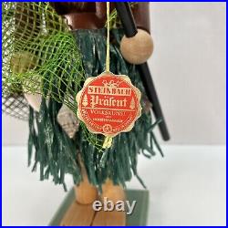 Vintage Steinbach German Wooden Nutcracker Poseidon 16 Tall Christmas