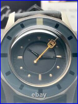 Vintage VDB Handmade FFT All Bronze Blue Dial Swiss Automatic 48mm German Made