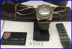 Vintage VDB VI Bronze Diver Handmade Custom 1/1 Automatic Green Dial German Made