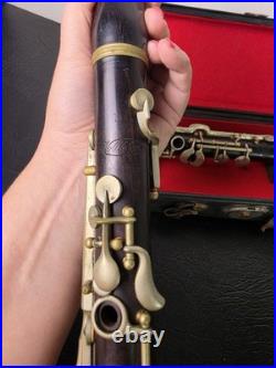 Vintage Volkland Wood Clarinet German Albert System Antique Simple System