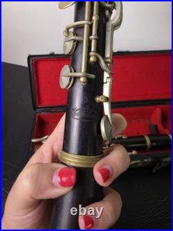 Vintage Volkland Wood Clarinet German Albert System Antique Simple System