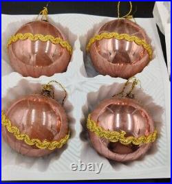 Vintage Wire Wrapped West German Mercury Glass Pink Ornaments Lot Of 11 Read Vintage Wire Wrapped West German Mercury Glass Pink Ornaments Lot Of 11 Read