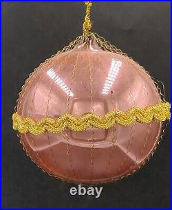 Vintage Wire Wrapped West German Mercury Glass Pink Ornaments Lot Of 11 Read Vintage Wire Wrapped West German Mercury Glass Pink Ornaments Lot Of 11 Read