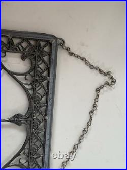 Vintage Zinn-Truhe Pewter German Wall Hangings Antique Folk Art Rare