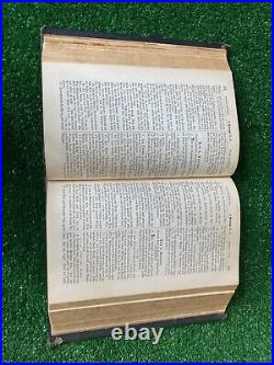 Vintage antique 1902 German Bible Die Bibel movie Halloween prop arcane book