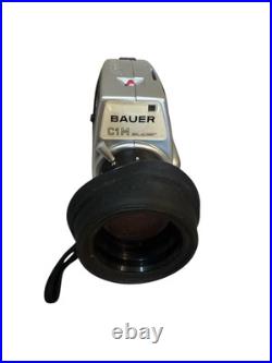 Vintage antique Bauer C1M Super 8mm handheld German Movie Camera untested as is