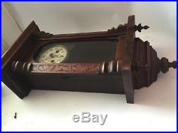 Vintage antique German Wall Clock from 19century