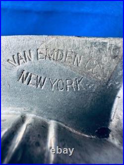 Vintage antique German chocolate mold Policeman Stop traffic Van Emden Co, N. Y