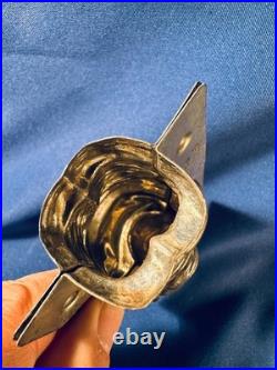 Vintage antique German chocolate mold Policeman Stop traffic Van Emden Co, N. Y