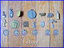 Vintage /antique Schlaraffia German Society Fraternity medals and Pinbacks RARE Vintage /antique Schlaraffia German Society Fraternity medals and Pinbacks RARE