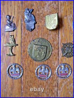 Vintage /antique Schlaraffia German Society Fraternity medals and Pinbacks RARE Vintage /antique Schlaraffia German Society Fraternity medals and Pinbacks RARE