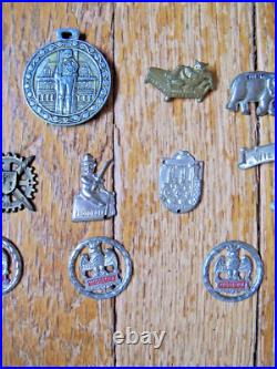 Vintage /antique Schlaraffia German Society Fraternity medals and Pinbacks RARE Vintage /antique Schlaraffia German Society Fraternity medals and Pinbacks RARE