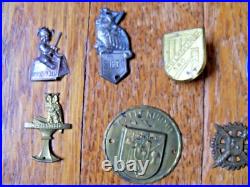 Vintage /antique Schlaraffia German Society Fraternity medals and Pinbacks RARE Vintage /antique Schlaraffia German Society Fraternity medals and Pinbacks RARE
