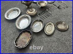 Vintage dishes sets, German Silver, Silver Plated