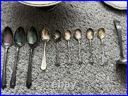 Vintage dishes sets, German Silver, Silver Plated