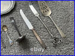 Vintage dishes sets, German Silver, Silver Plated