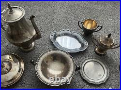 Vintage dishes sets, German Silver, Silver Plated