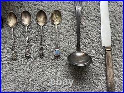 Vintage dishes sets, German Silver, Silver Plated