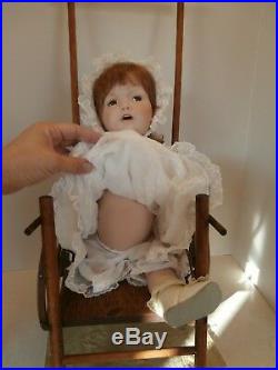 Vtg Antique All Bisque HILDA Doll 18 Missing Leg /Repair/PartsGermany Gesgesch