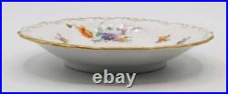 Vtg Antique German Dresden Richard Klemm Hand Painted Floral Porcelain Inkwell Vtg Antique German Dresden Richard Klemm Hand Painted Floral Porcelain Inkwell