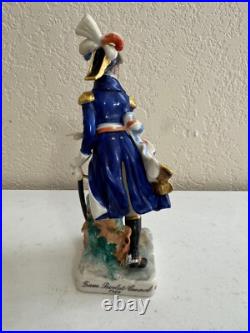 Vtg Antique German Porcelain Military Figurine French Revolutionary General 1789