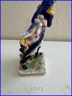 Vtg Antique German Porcelain Military Figurine French Revolutionary General 1789
