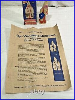 Vtg HTF German Algi Weihuachtsmann 4.25 Soap BELSNICKLE Santa Figurine w Box