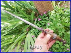 Vtg Rare 1900's Antique German Arrow F. Dick Steel Knife Round Sharpening Tool Vtg Rare 1900's Antique German Arrow F. Dick Steel Knife Round Sharpening Tool