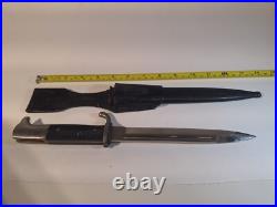WW2 German Elkhorn Dress Bayonet Frog Original Antique Vintage